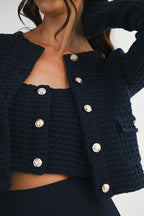 Rose cardigan Set
