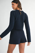 Rose cardigan Set