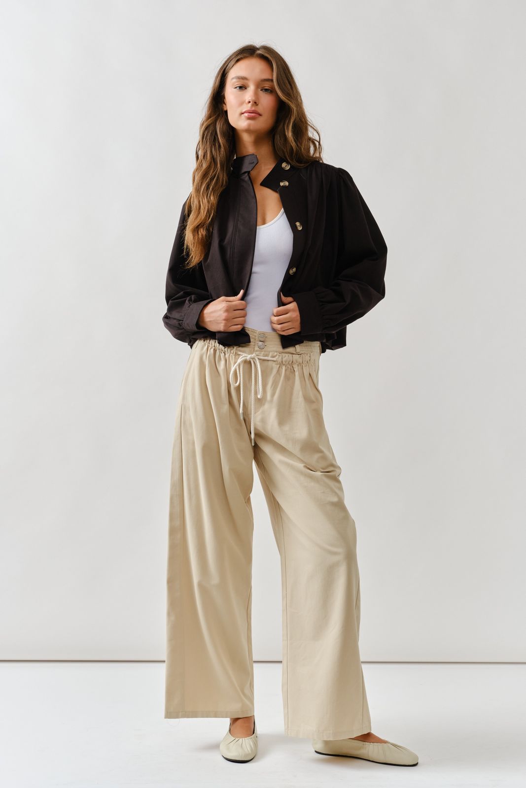 Emily ballon trench jacket