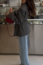 Loretta waist tie blazer