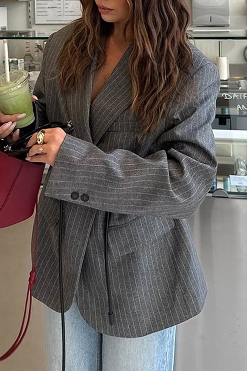 Loretta waist tie blazer