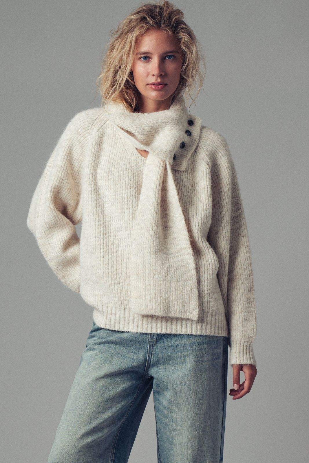 Margaret Scarf Sweater