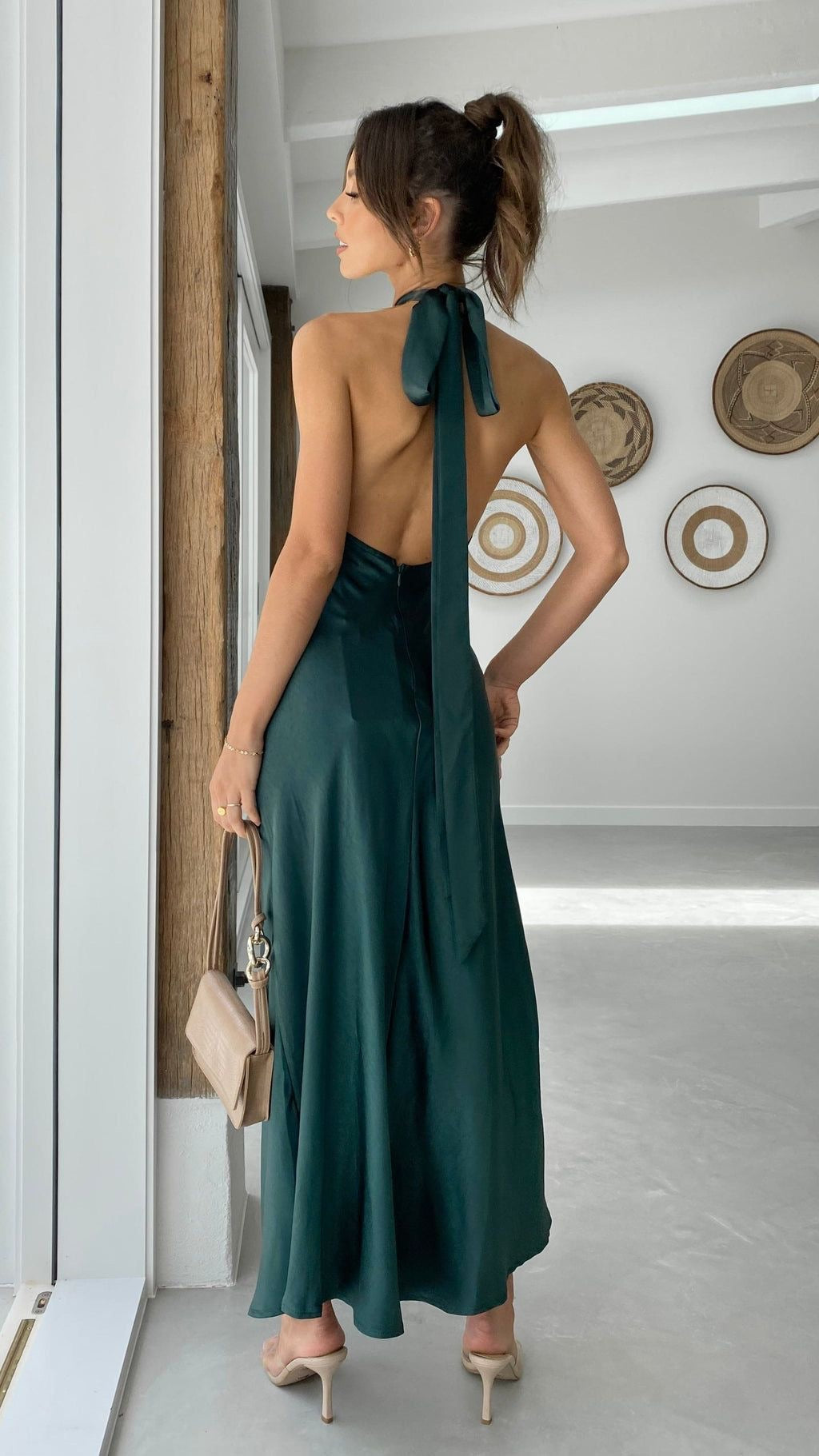 Vestido Halter Esmeralda