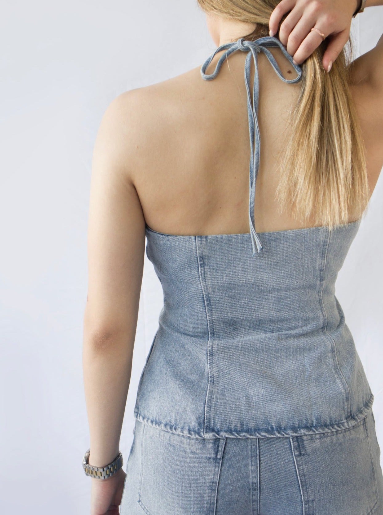 Gia Denim Top