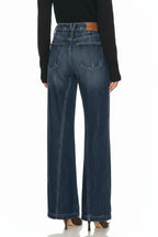 Flare high rise jeans
