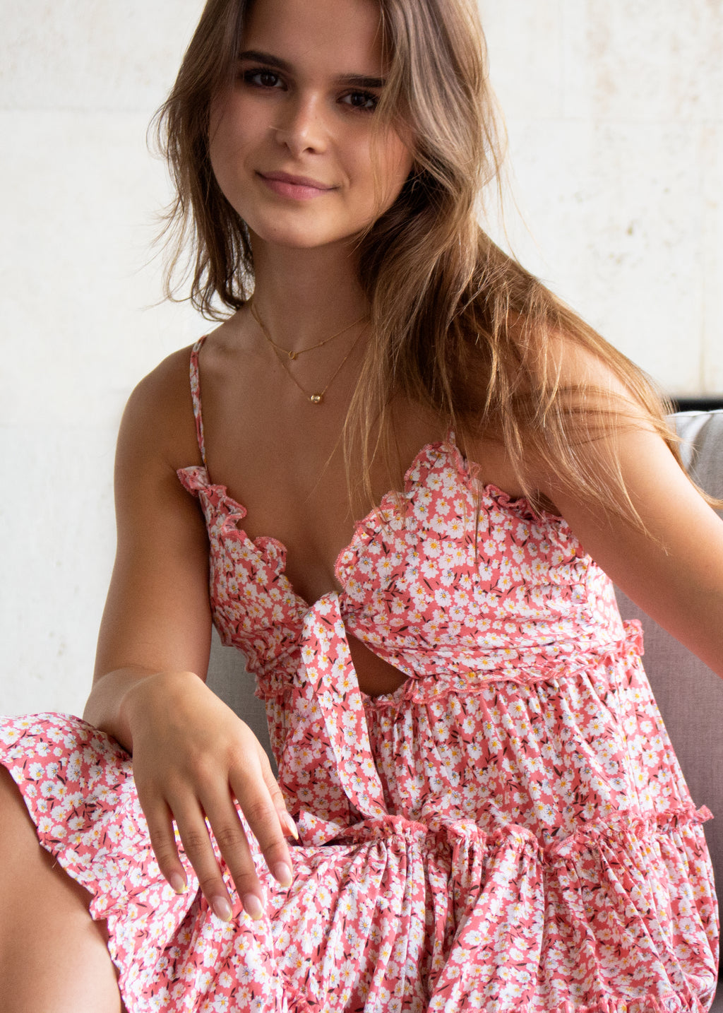 Floral Pink Dress