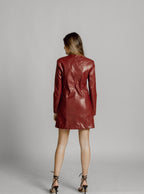 Hailey Vegan Leather Dress